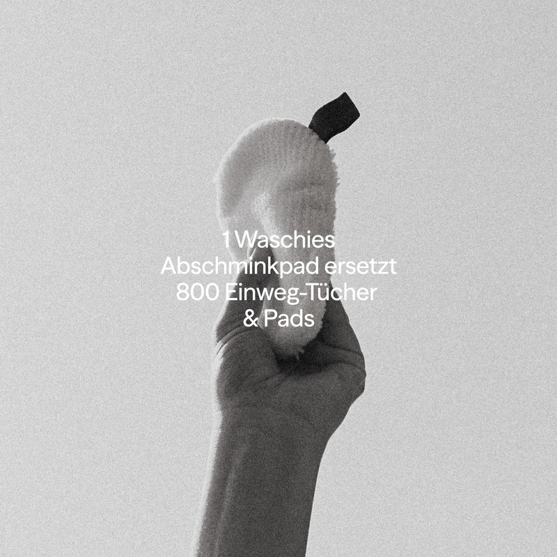 waschies Washable Make-Up and Cleaning Pads, Reusable, Deep Pore Cleaning