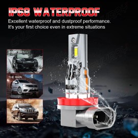 CHUSYYRAY For Polaris Slingshot S SL SLR LE Center LED Headlight Bulbs 6000K Bright White