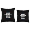 Make America Brat Again Throw Pillow