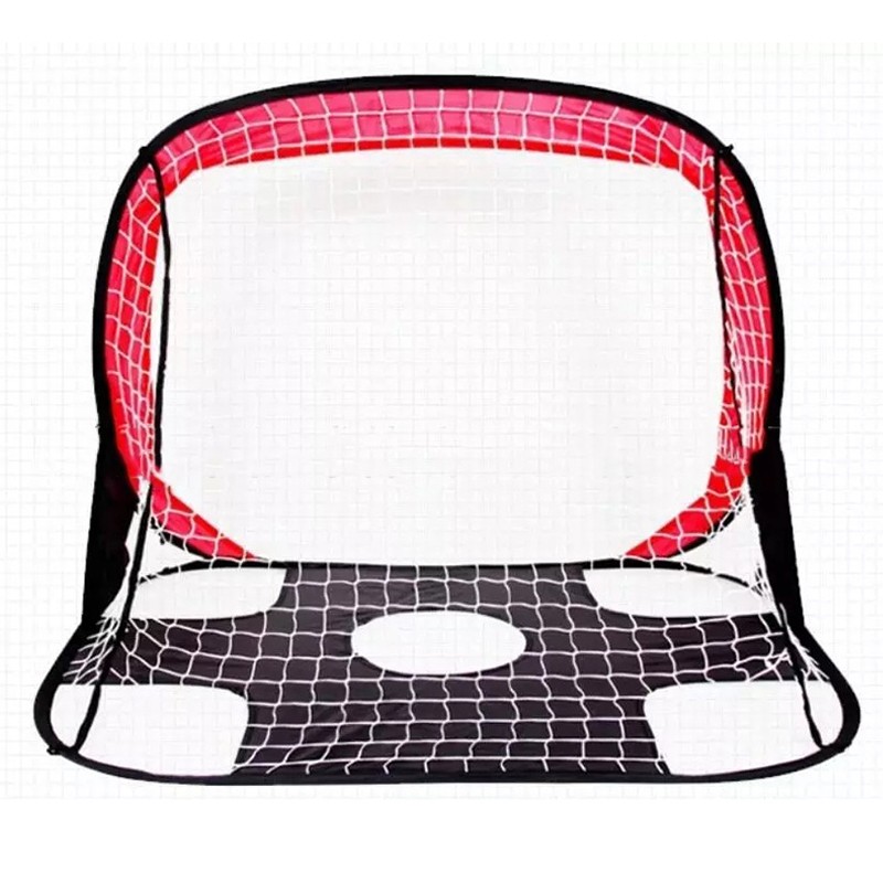 Portable Soccer Goal Dual Purpose Foldable Football Target Goal Net