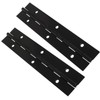 Kemcatui 4Pcs 6 Inch Black Piano Hinges, Stainless Steel Heavy