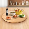 (26 Inch) Bamboo Large Lazy Susan for Dining Table Top
