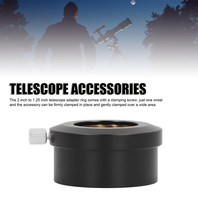 2 Inch to 1.25 Inch Telescope Eyepiece Mount Adapter, Telescope