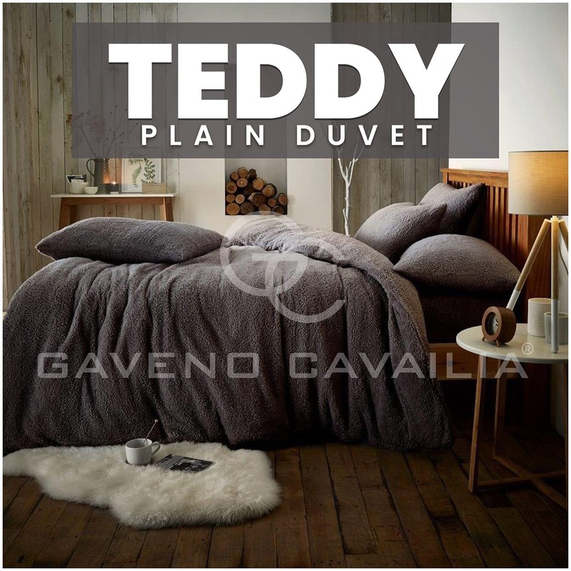 GC GAVENO CAVAILIA Teddy Fleece Luxurious Duvet Cover Sets Super