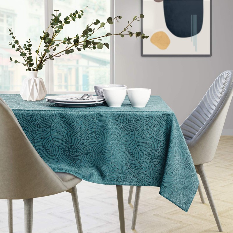 AmeliaHome Tablecloth, Lotus Effect, Water-resistant