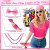 Pack of 10 80s Costume Accessories Set, 1980s Outfits for