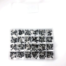 zmart 24 Kinds Transistor Set, 20 Pieces Each BC327, BC337, BC517, BC547, BC548, BC549, 2N2222, 3906, 3904, 5401, 5551, C945, 1015