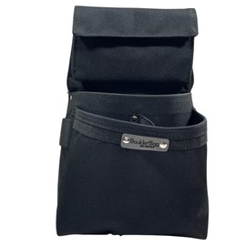 BOULDER Bag ULT 110 Ultimate Electrician Single Pouch. Black. Tool Belt Ready Durability Wide Mouth, Deep Pockets, Pro Box Design. Made in The USA.