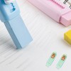 2 Pcs Retractable Pencil Eraser Cute Capybara Sliding Push Pull