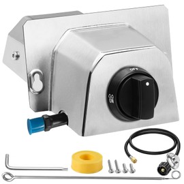 Pizza Oven Accessories, Gas Burner Rttachment for Karu 12/12G/2 and Fyra 12 Outdoors Pizza Oven Propane Burner,Includes 5FT Propane Hose with Gas Regulator, Pizza Oven Propane Conversion Kit.