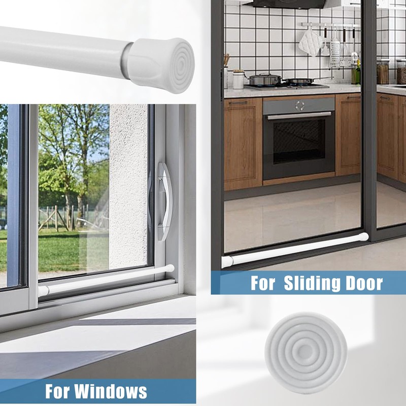 Window Security Bar Adjustable 15.7''-27.5'' 1.2'' Diameter 2Pack