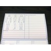 Pack of 100 Patient Record Cards in Blue - Closed
