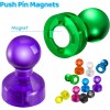 HongyiTime 90 PCS Colorful Strong Magnetic Push Pin Magnets, Office