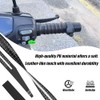 5 Piece Set Motorcycle Handlebar Accessories - 4 x Non-Slip