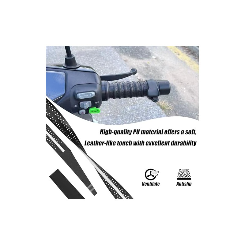5 Piece Set Motorcycle Handlebar Accessories - 4 x Non-Slip