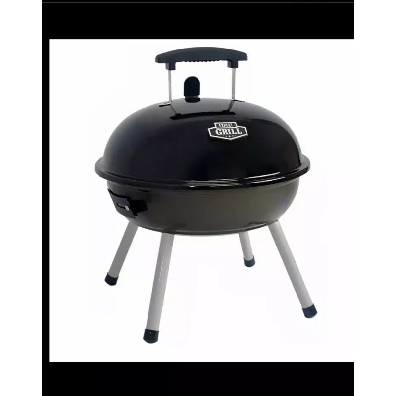 Expert Grill Porcelain Coated portable charcoal grill 18.1”x 14.5” w