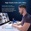 Black Mpow M9 Wireless Earbuds in Ear 4-Mic Noise Cancelling