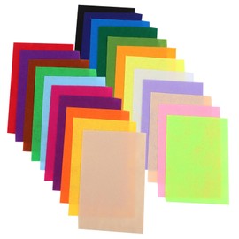 Kisangel 22pcs Colorful Felt Fabric Sheets for Crafts Non Woven DIY Material for Sewing Projects Quilting and Creative Activities for Crafts and Imagination Development