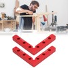 2Pcs 90 Degree Positioning Squares Aluminum Alloy Right Angle Clamps