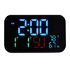 ZAICOLER Smart Clock Real Time Time, Date, Weekday Display Large