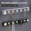 Shower Hooks for Hanging Clear Suction Cup Towel Hooks for