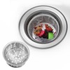 Sibba 200 Pcs Kitchen Disposable Mesh Sink Strainer Bag Flippable