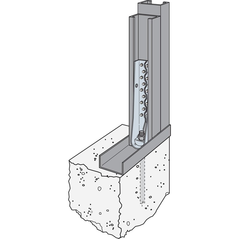 Simpson Strong-Tie S/HDU11 S/HDU 16-5/8 in. Holdown for Cold-Formed Steel