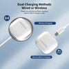 Yugcheal Wireless Charging Case Replacement for AirPods 4th with Bluetooth