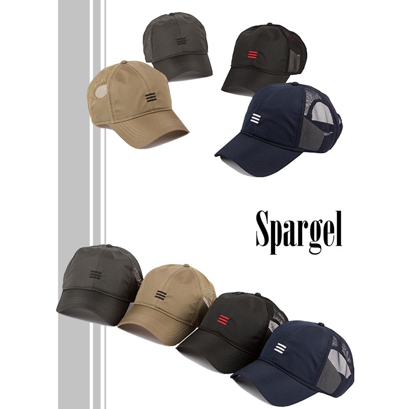 Spargel Mesh Cap, Men's Hat, Large Size (Up to 25.6