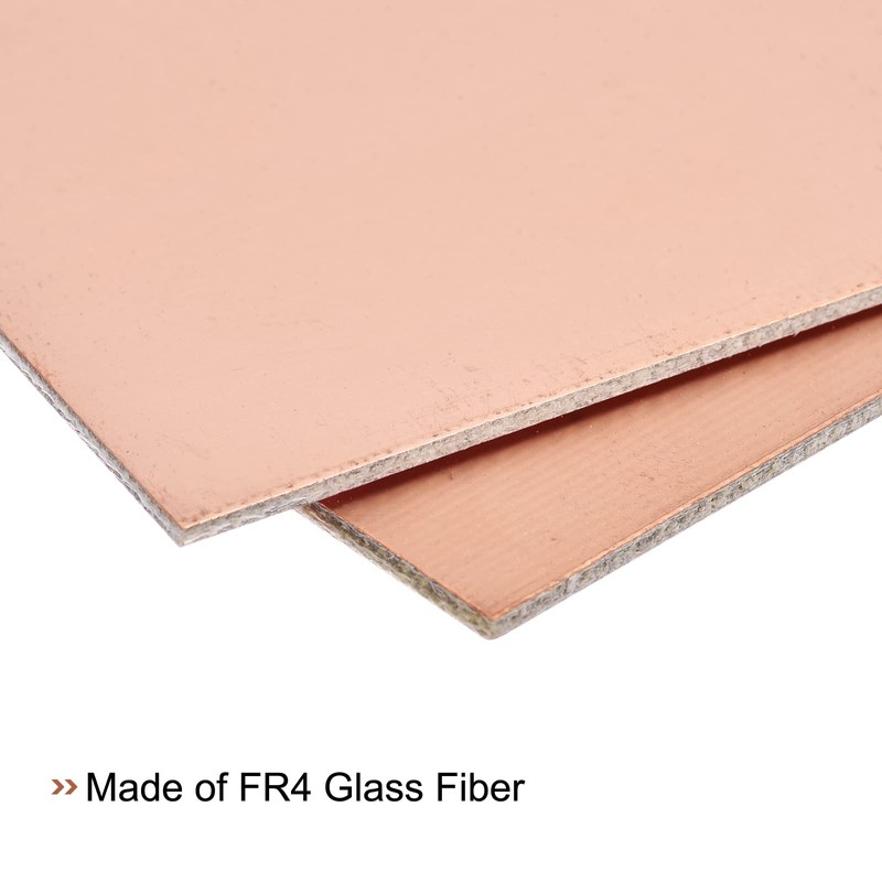sourcing map Pack of 2 PCB Copper Laminate Board 200