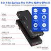 Surface Pro 11/10/9 Hub Docking Station with 4K HDMI, Thunerbolt