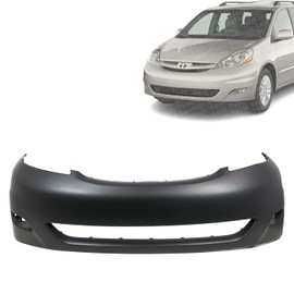 Vantage Auto Parts - Front Bumper Cover Compatible With Toyota Sienna 2006-2010 | DIRECT REPLACEMENT | ‎Plastic | Primed | ‎52119AE904 | TO1000323