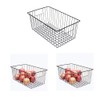 16inch Upright Freezer Organizer Baskets for 13-14,16-21 cu.ft Standup Freezer,