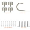 Premium Curtain Holdback, Quality Metal Decorative Curtain Holdbacks with Zinc