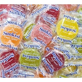 Fruit Gems candy – Assorted Citrus Flavors, 12oz Bulk Bag (Approx. 32 Count) – Individually Wrapped Chewy Candy for Parties, Gifts & Candy Buffets