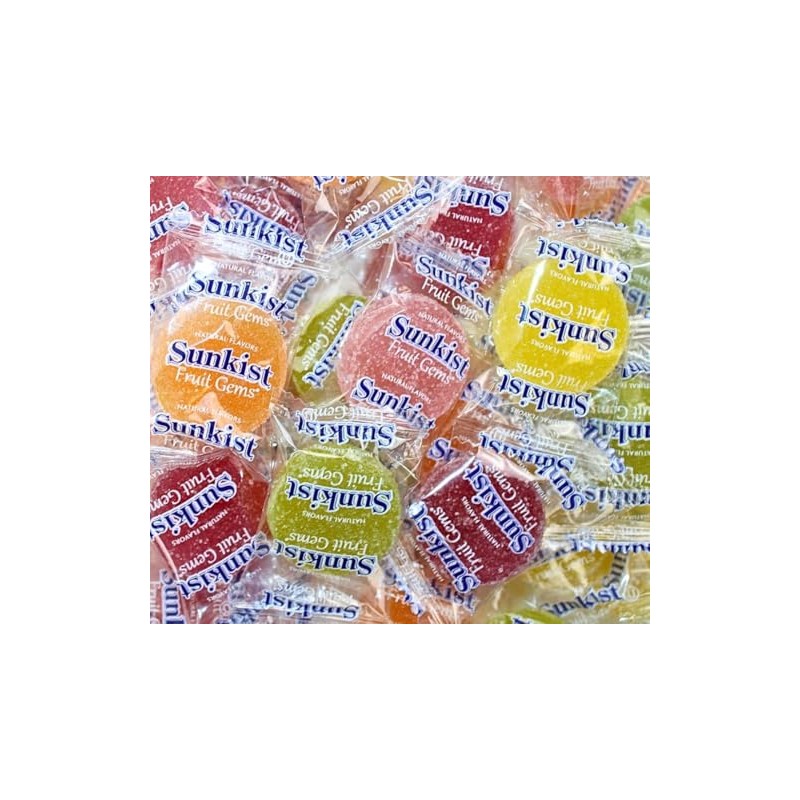 Fruit Gems candy – Assorted Citrus Flavors, 12oz Bulk Bag