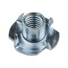 POWERTEC 1/4"-20 x 3/8" T Nuts QTN1101 4 50 Pack | Pronged Tee Inch-20 & 3/8-Inch – Threaded Inserts for Climbing Holds and Wood Working, 3/8"