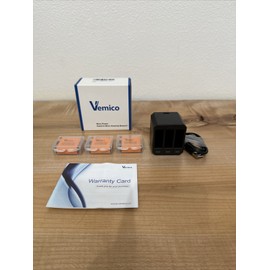 For GoPro GoPro Hero 5/6/7 3x Li-ion Battery Pack 1500mAh + 3Ch Charger USB C Vemico NIB