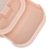 2pcs Hair Tie Organizer Box Multifunctional Transparent Top Hair Accessory