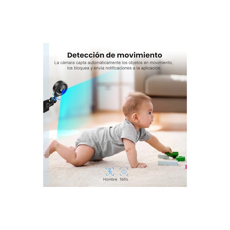 Hszsxjk Mini C?mara, Hd 1080 Mini C?mara de Seguridad