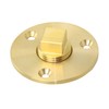 Brass bilge plug with square screw, bilge plug, bilge valve
