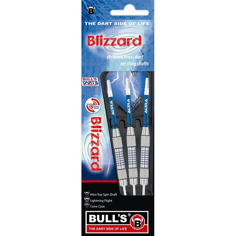 Bulls Blizzard Steel Dart – Silver, 22g
