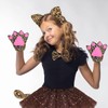 IWTBNOA Cat Costume Girls, 5 Pieces Leopard Costume Children, Cat
