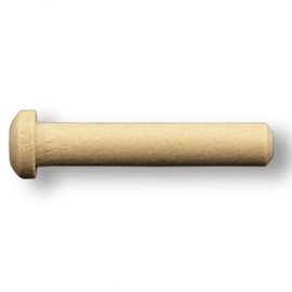 Pinehurst Crafts Wooden Axle Pegs for 1/4 Inch Hole Toy Wheels, 1-1/4" Long, Pack of 24