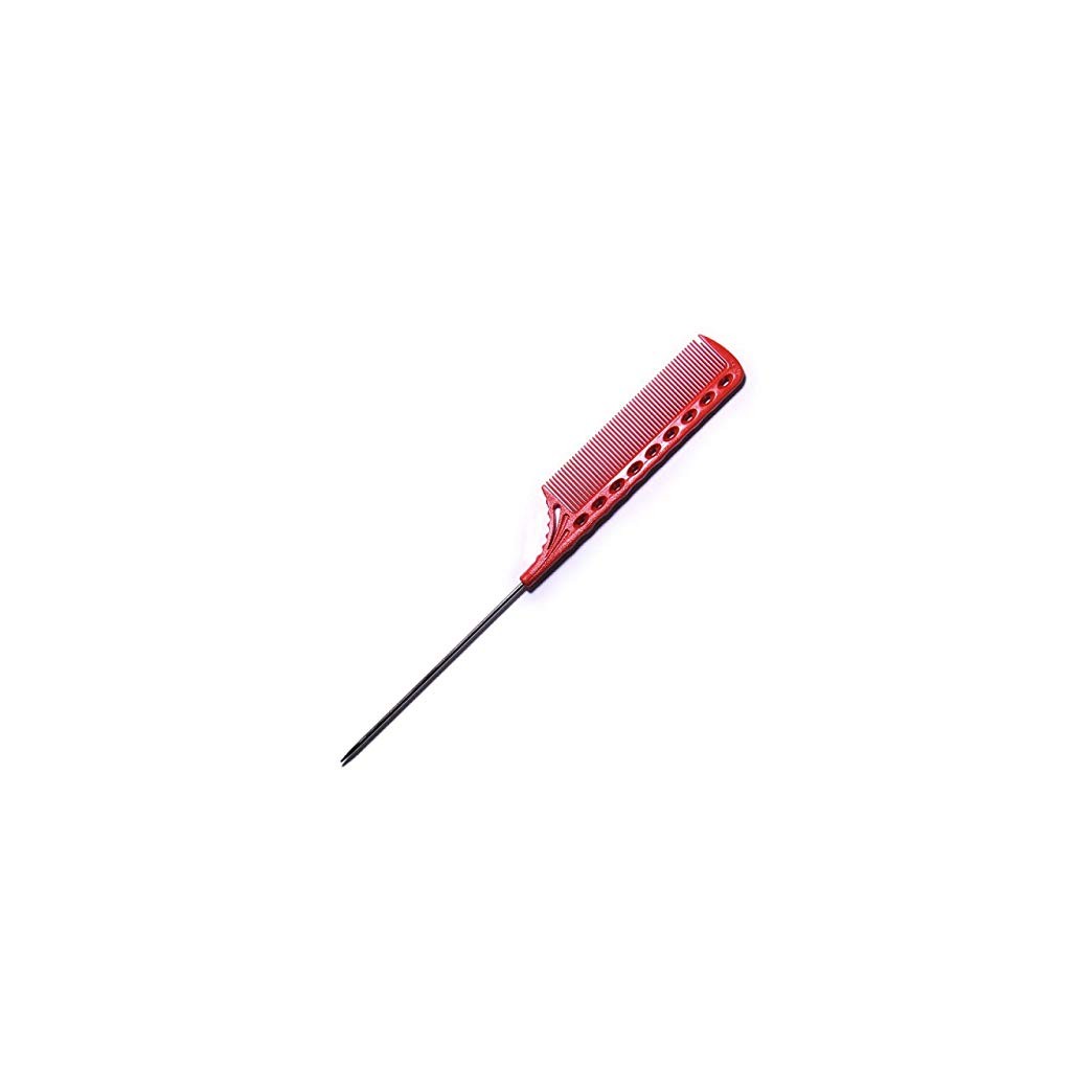 YS Park 108 Super Stain-less steel pin Tint Comb - Red
