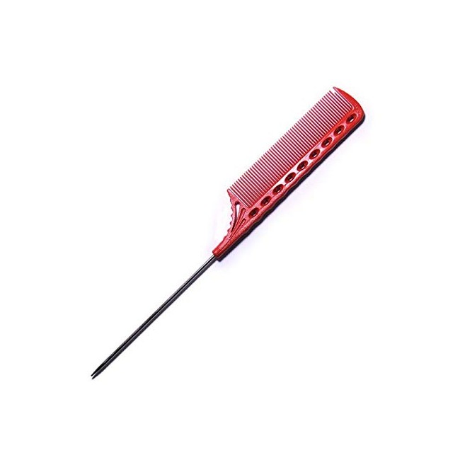 YS Park 108 Super Stain-less steel pin Tint Comb - Red