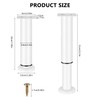 2 x Furniture Feet, Height Adjustable Feet for Furniture Feet,