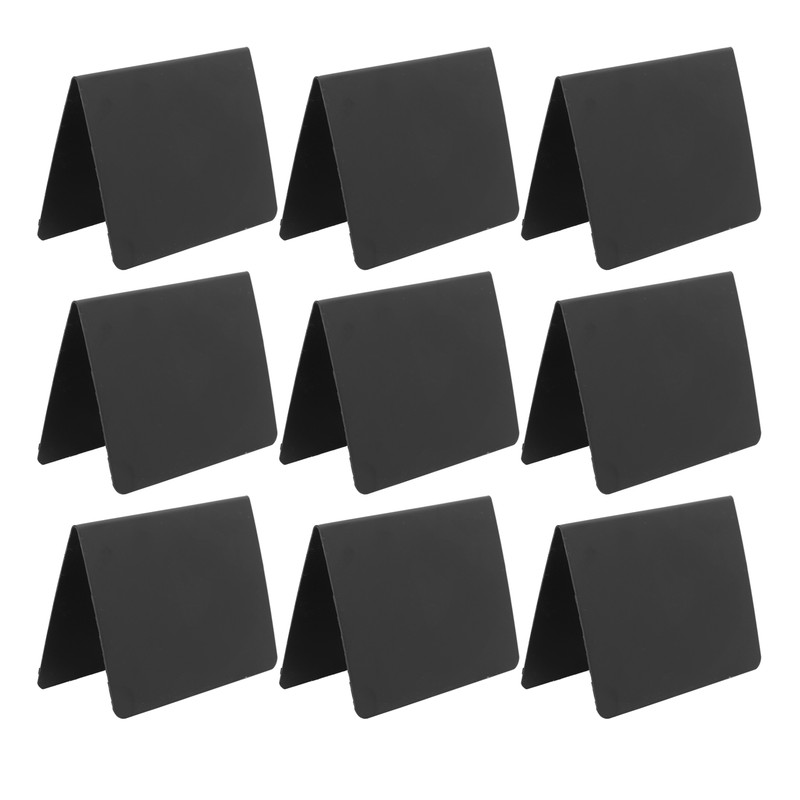 16pcs V Shaped Mini Chalkboard Sign Erasable Reusable for Food