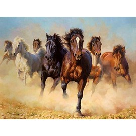 Herd of Horses Edible Icing Image for Cake, Cupcake, or Cookies (1/4 Sheet)