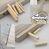 mxuteuk Pack of 400 Wooden Dowels 6 mm 8 mm
